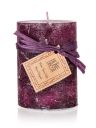 Candle 6,8x9,5cm Violet