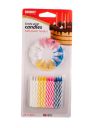 Candles on spiral 24+12pcs