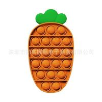 Carrot-shaped anti-stress sensory toy