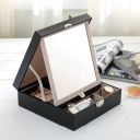 Casket, jewelery box - black