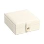 Casket, jewelery box - white