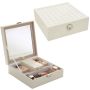 Casket, jewelery box - white