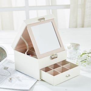 Casket, jewelery box - white