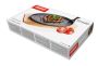 Cast iron frying pan with Grada wooden board 27x17.5cm