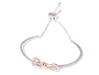 Celebrity Bracelet - silver and gold