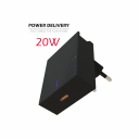 Charger for iPhone 20W Power Delivery Swissten - black