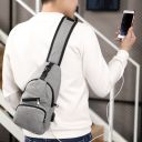 Chest bag - gray