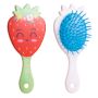 Children's hair brush - green handle