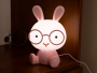 Children's night lamp Rabbit - pink