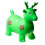 Children's rubber jumper a horse - green
