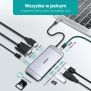 CHOETECH HUB USB-C 9W1 3XUSB 3.0 5GBPS 1 X HDMI 4K@30HZ 1 X VGA RJ45 HUB-M15