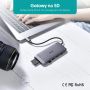 CHOETECH HUB USB-C 9W1 3XUSB 3.0 5GBPS 1 X HDMI 4K@30HZ 1 X VGA RJ45 HUB-M15