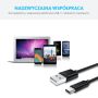 CHOETECH KABEL USB C - USB A 0.5M 2.4 A 5V 480 MB/S PVC AC0001