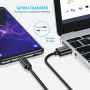 CHOETECH KABEL USB C - USB A 0.5M 2.4 A 5V 480 MB/S PVC AC0001