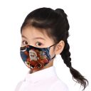 Christmas mask / face mask for children - Santa on a sleigh
