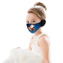Christmas mask / face mask for children with ear flaps - Santa
