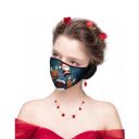 Christmas mask / face mask with ear flaps - reindeer