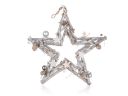 Christmas star hanging 35cm, natural