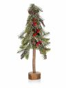 Christmas tree 40cm, green and red
