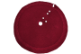 Christmas tree coaster - burgundy color