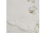 Christmas tree mat - white