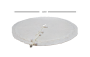 Christmas tree mat - white