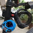 Cipher bicycle lock / code- blue