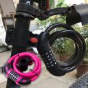 Cipher bicycle lock / code - pink