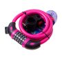 Cipher bicycle lock / code - pink