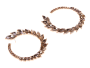 Circle earrings - gold