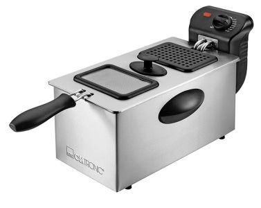 Clatronic FR 3587 Deep fryer 3 L Single Black,Stainless steel Stand-alone 2000 W