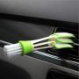 Cleaning brush for ventilation in the car - green