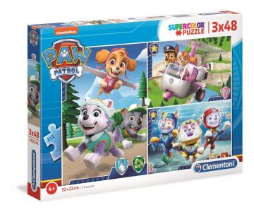 Clementoni - Puzzle 3x48el. Psi Patrol