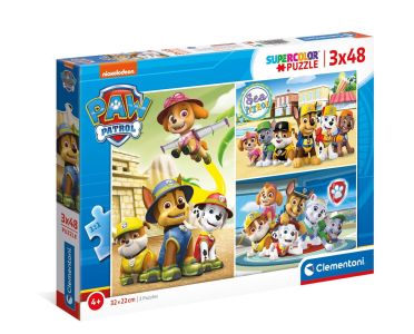 Clementoni - Puzzle 3x48el. Psi Patrol