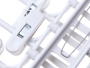 Clip hanger for pants, skirts, sets