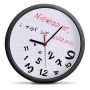 Clock for latecomers - silent mechanism