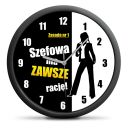 Clock for the boss lady - silent mechanism