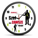 Clock for the boss - silent mechanism