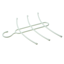 Clothes hanger three-level clothes hangers - green