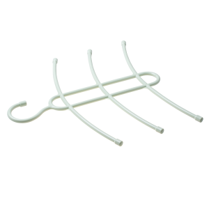 Clothes hanger three-level clothes hangers - green