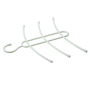 Clothes hanger three-level clothes hangers - green
