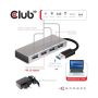 CLUB3D USB 3.0 Hub 4-Port with Power Adapter