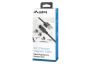 COMBO CABLE USB-A(M)->USB MICRO(M)+LIGHTNING(M)+USB-C(M) 2.0 1M BLACK QC 3.0 MAGNETIC LANBERG