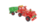Construction toy Alexander - Little Constructor - Agricultural Machinery Tractor with a trailer