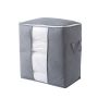 Container / cover for bedding / blanket / clothes - gray, size