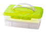 Container Egg box for fridge for 24 pcs - green