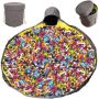 Container for children's blocks - gray