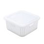 Container for storing food in the refrigerator - white