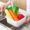 Container for storing food in the refrigerator - white
