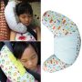 Contoured seat belt cushion - blue
